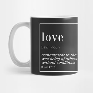 LOVE - 1 John 4:7-12 | Christian Quotes Mug